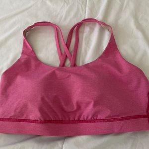 Lululemon pink sports bra size 12